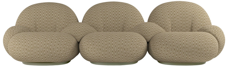 Pacha Outdoor 3 - Seater Sofa with Armrest - Gubi - Outdoor Furniture - Chevron FR 022 - HORNE