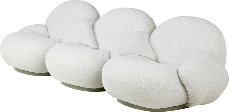 Pacha Outdoor 3 - Seater Sofa with Armrest - Gubi - Outdoor Furniture - Chevron FR 022 - HORNE