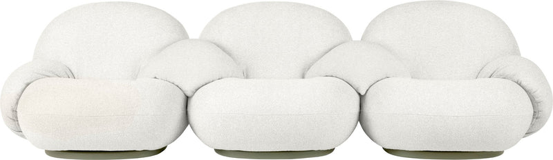 Pacha Outdoor 3 - Seater Sofa with Armrest - Gubi - Outdoor Furniture - Chevron FR 022 - HORNE