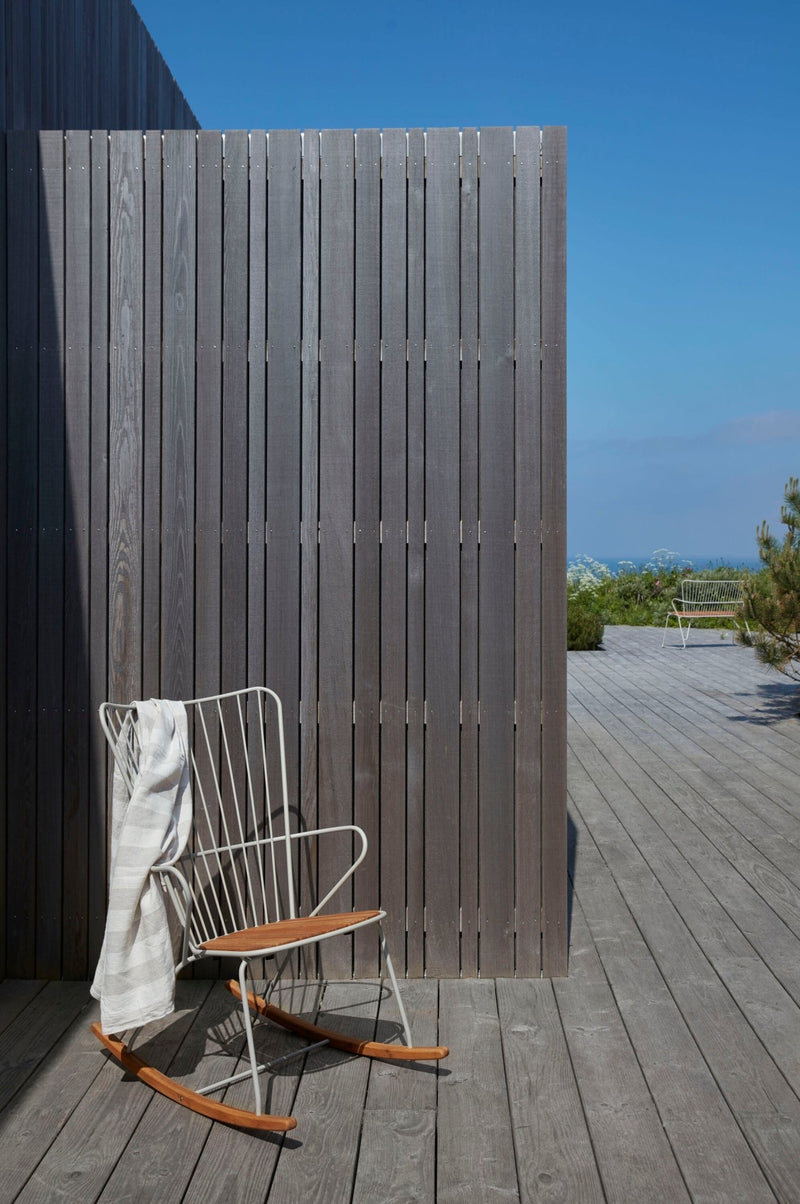 PAON Outdoor Rocking Chair - HOUE - Outdoor Furniture - White - HORNE