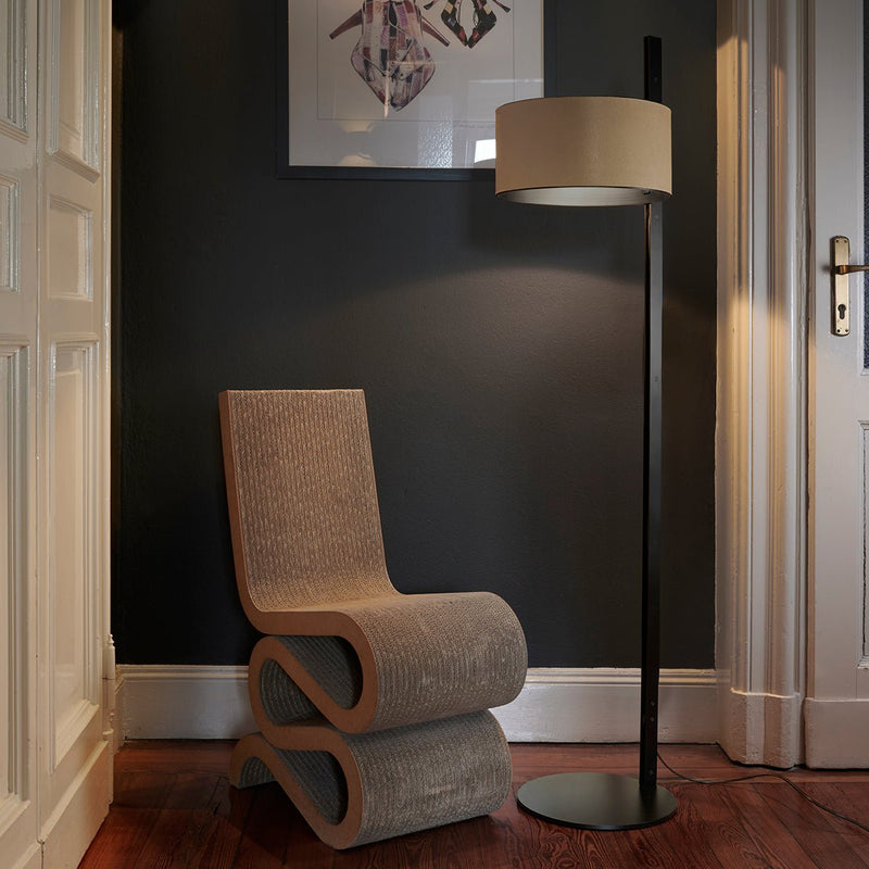 Parallel Floor Lamp - Oluce - Floor Lamps - Brown - HORNE