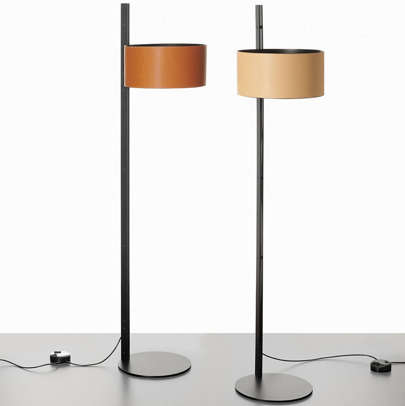 Parallel Floor Lamp - Oluce - Floor Lamps - Brown - HORNE