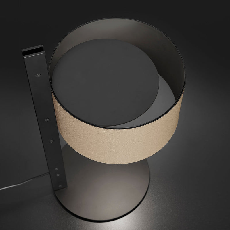 Parallel Table Lamp - Oluce - Table + Task - Brown - HORNE