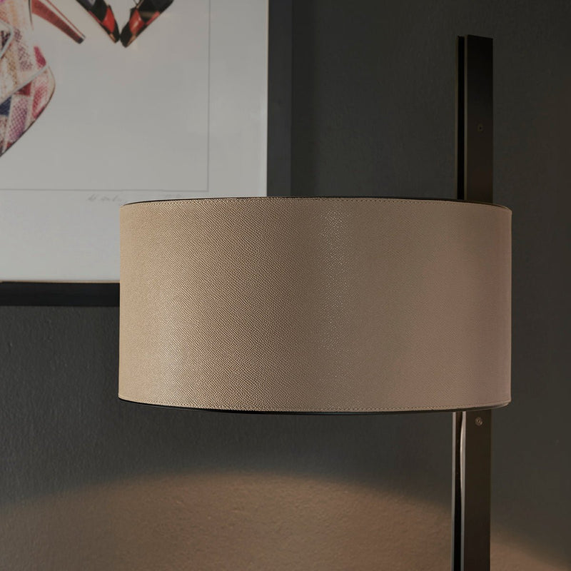 Parallel Table Lamp - Oluce - Table + Task - Brown - HORNE