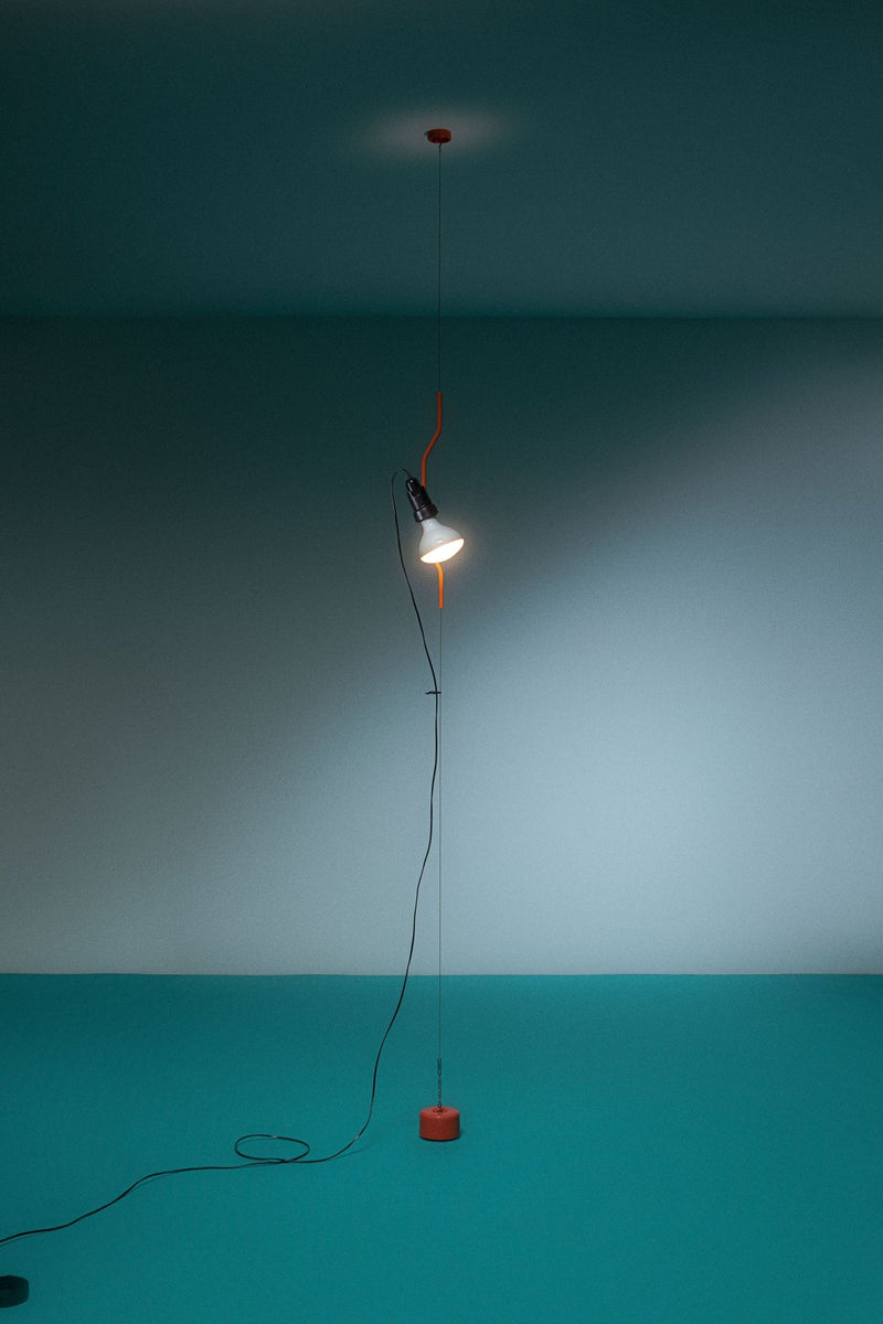 Parentesi Ceiling to Floor Light - Flos - Pendants - White - HORNE