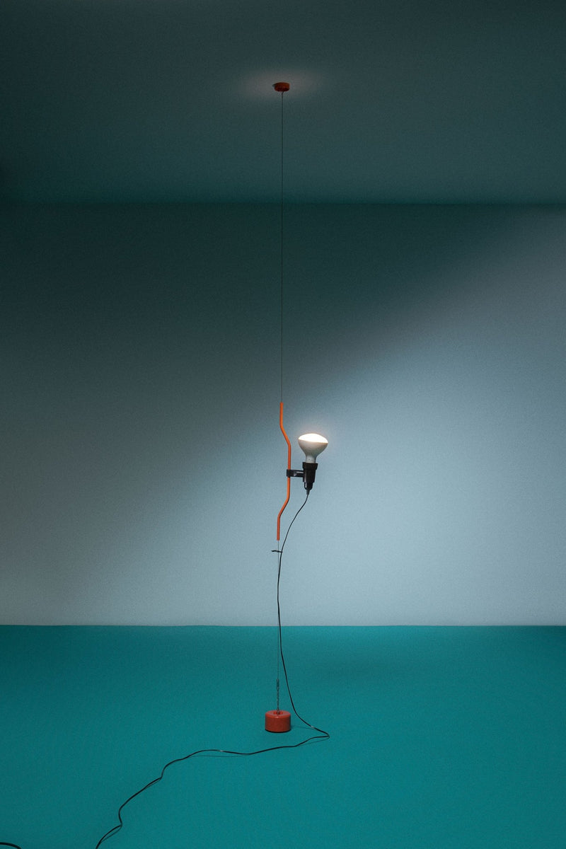 Parentesi Ceiling to Floor Light - Flos - Pendants - White - HORNE