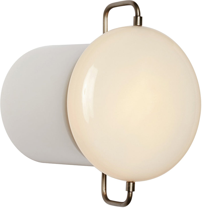 Park I Wall Light - Workstead - Wall Sconces - Black Enamel - Brushed Nickel - HORNE