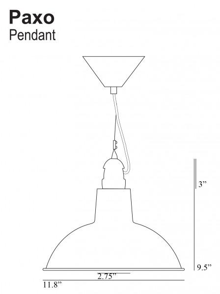 Paxo Pendant - Sky - Original BTC - Pendants - HORNE