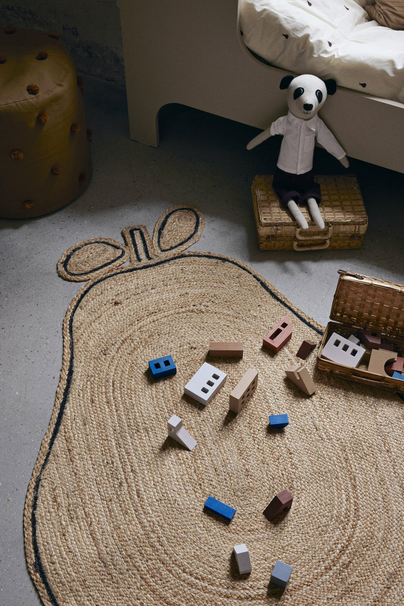 Pear Braided Jute Rug - Ferm Living Rugs - HORNE
