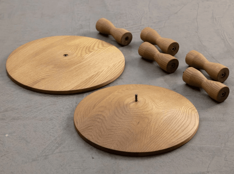 Pedestal Table - Design House Stockholm - Tables + Desks - Oak - HORNE