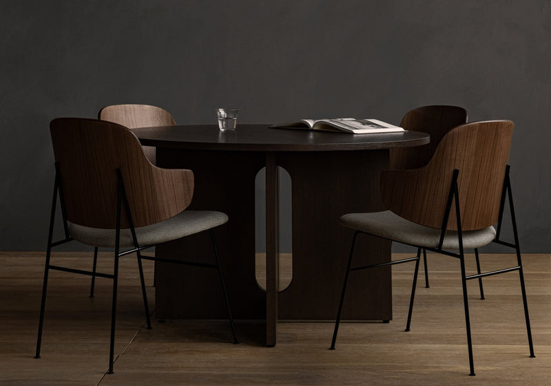 Penguin Dining Chair - Audo Copenhagen - Chairs - Walnut - Dakar 0250 - HORNE