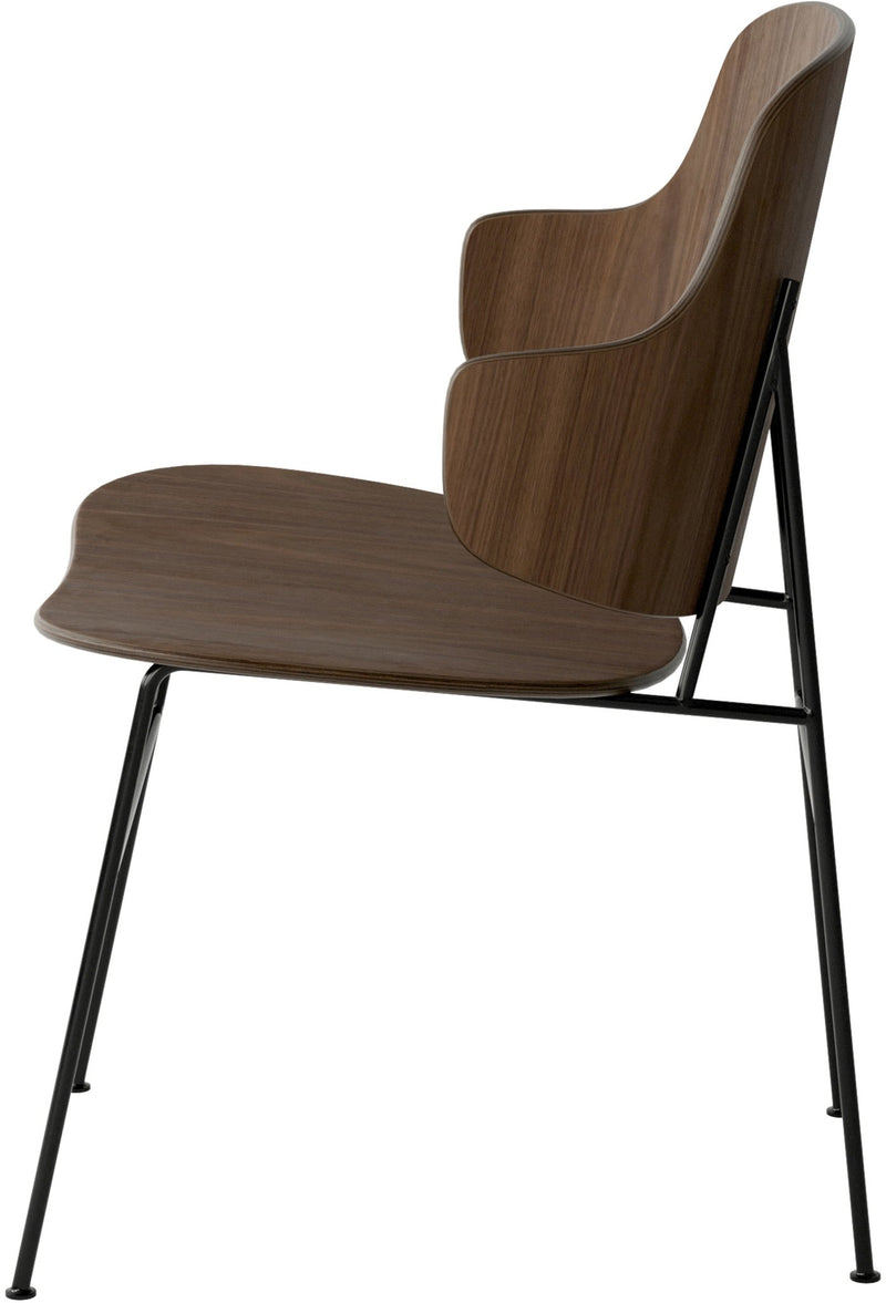 Penguin Dining Chair - Audo Copenhagen - Chairs - Walnut - Dakar 0250 - HORNE