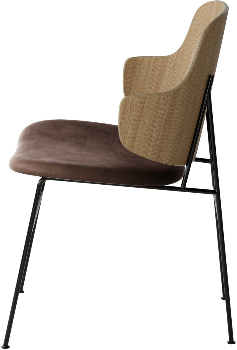 Penguin Dining Chair - Audo Copenhagen - Chairs - Walnut - Dakar 0250 - HORNE