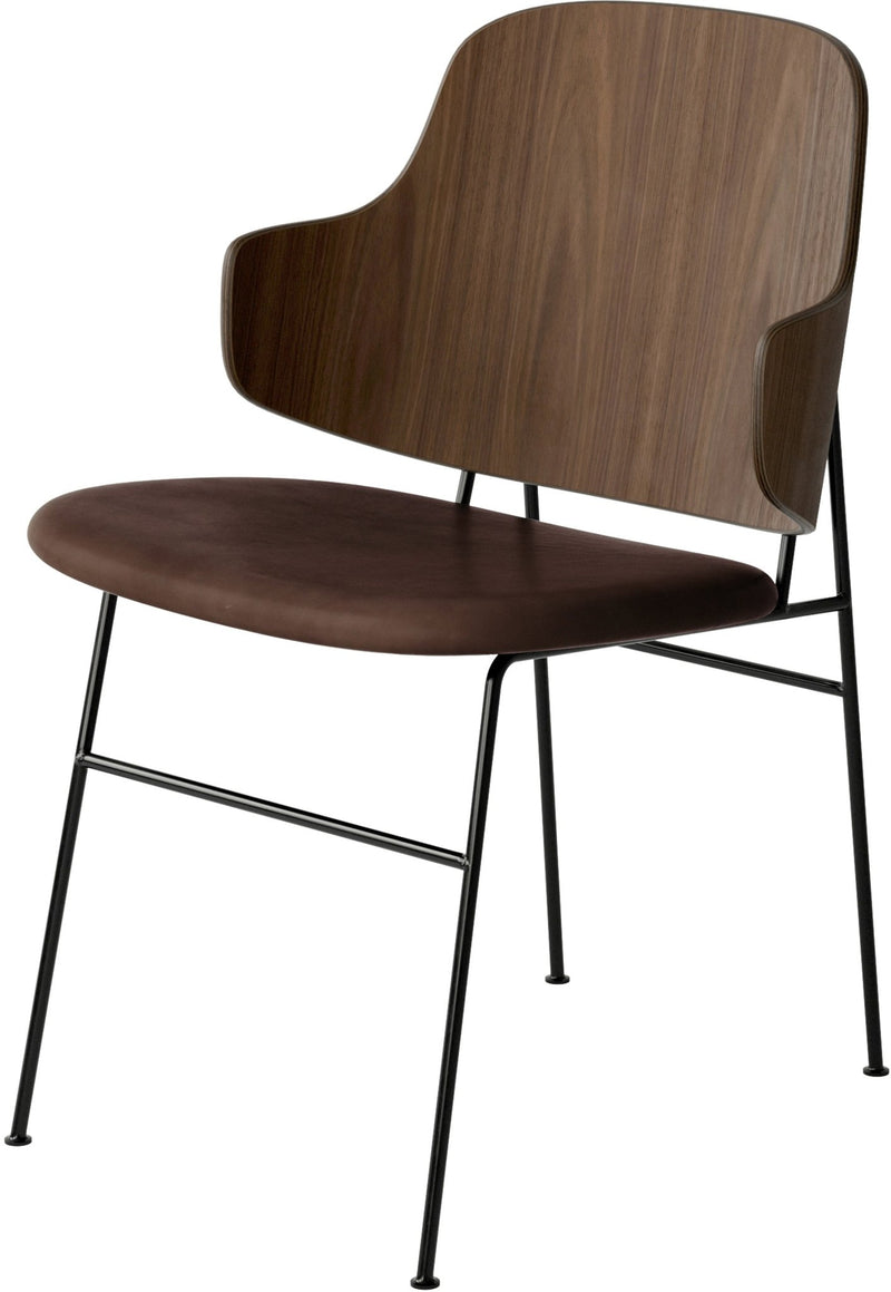 Penguin Dining Chair - Audo Copenhagen - Chairs - Walnut - Dakar 0250 - HORNE