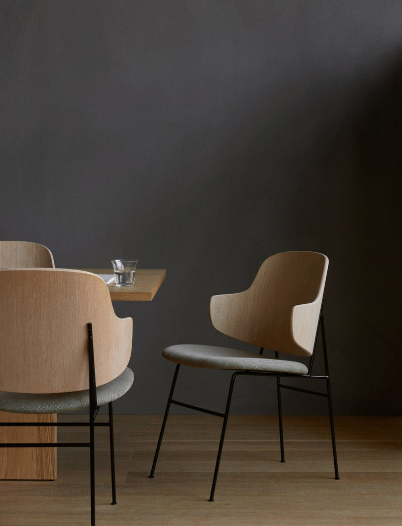 Penguin Dining Chair - Audo Copenhagen - Chairs - Walnut - Dakar 0250 - HORNE