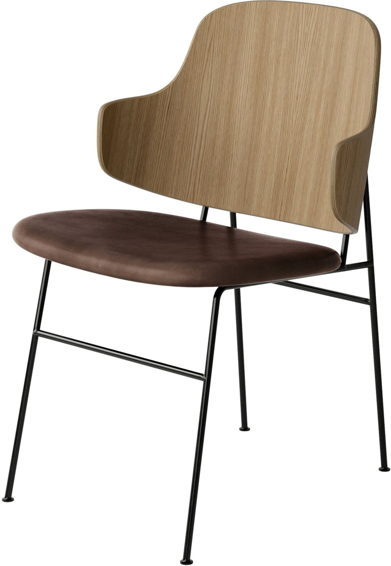 Penguin Dining Chair - Audo Copenhagen - Chairs - Walnut - Dakar 0250 - HORNE