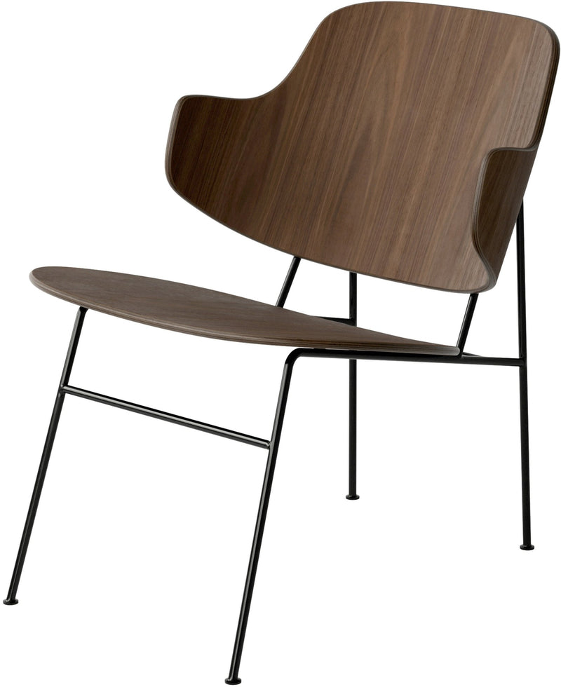 Penguin Lounge Chair - Audo Copenhagen - Chairs - Walnut - Dakar 0250 - HORNE