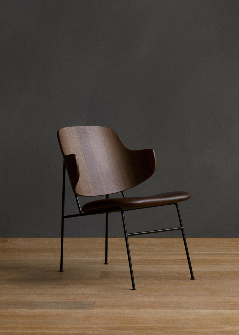 Penguin Lounge Chair - Audo Copenhagen - Chairs - Walnut - Dakar 0250 - HORNE
