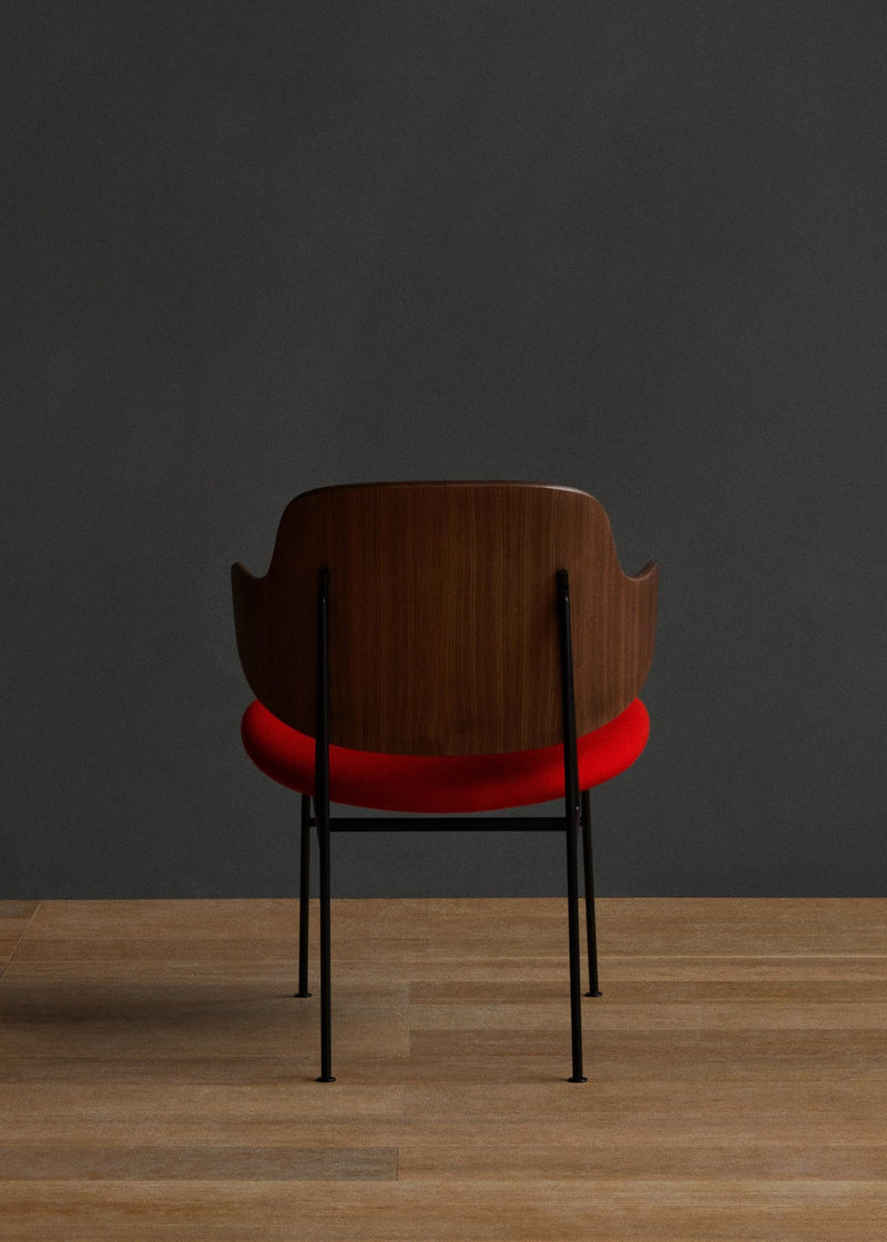 Penguin Lounge Chair - Audo Copenhagen - Chairs - Walnut - Dakar 0250 - HORNE