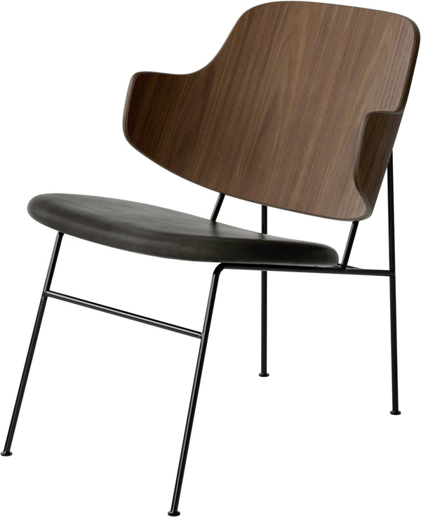 Penguin Lounge Chair - Audo Copenhagen - Chairs - Walnut - Dakar 0842 - HORNE