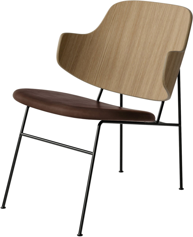 Penguin Lounge Chair - Audo Copenhagen - Chairs - Walnut - Dakar 0250 - HORNE