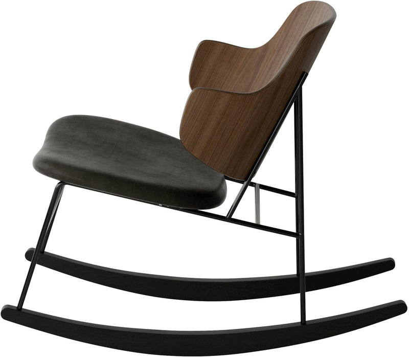 Penguin Rocking Chair - Audo Copenhagen - Chairs - Walnut - Dakar 0842 - HORNE