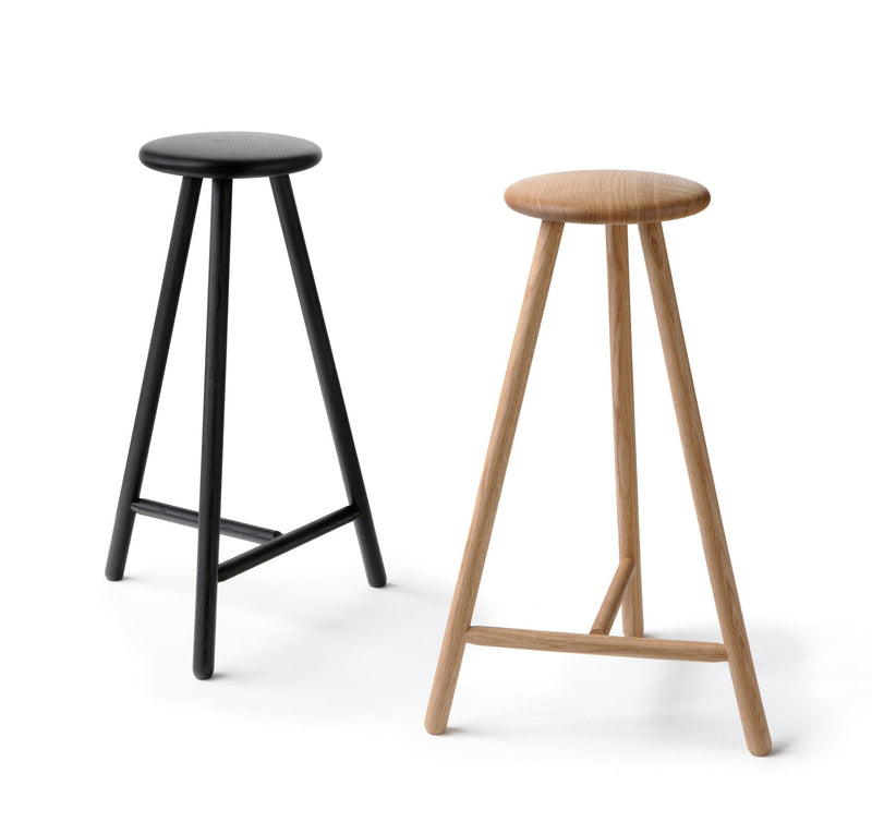 Perch Bar Stool - Nikari - Stools + Benches + Ottomans - Natural Oiled Oak - HORNE