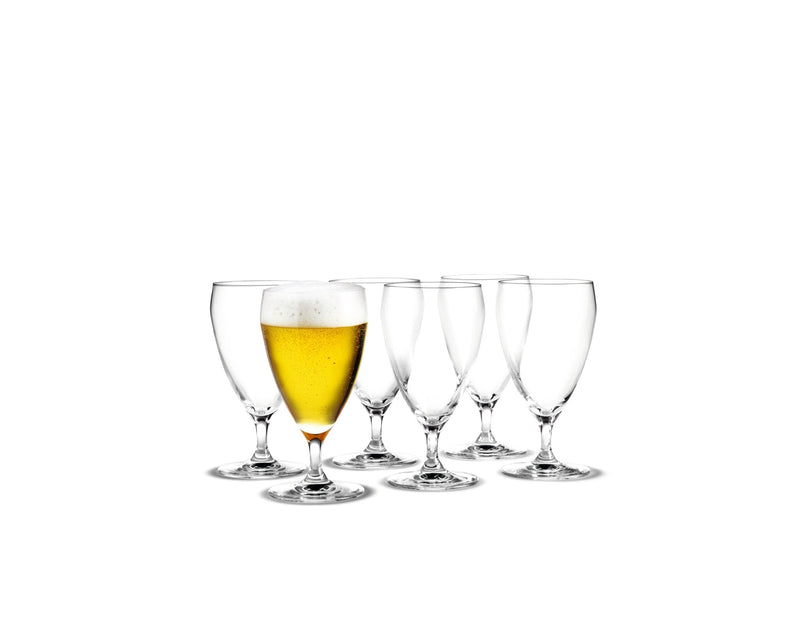 Perfection Beer Glass - Set of 6 - Holmegaard - Beer + Cocktail Glasses - HORNE