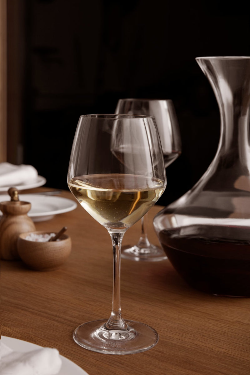 Perfection White Wine Glass - Set of 6 - Holmegaard - Wine + Champagne Glasses - HORNE