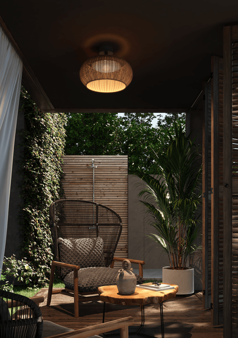 Perris PF/47 LED Dimmable Ceiling Lamp - Bover - Outdoor Lights - Beige - HORNE