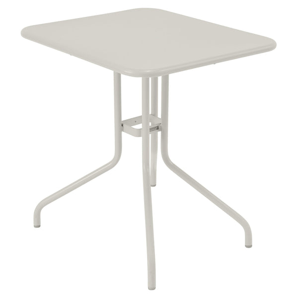 Petale Folding Table 28" x 24" - Fermob - Outdoor Furniture - Clay Grey - HORNE
