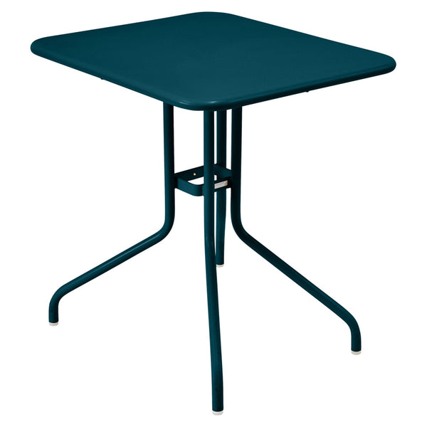 Petale Folding Table 28" x 24" - Fermob - Outdoor Furniture - Acapulco Blue - HORNE