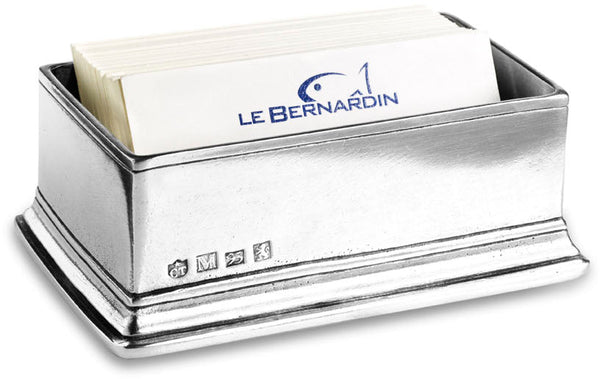 Pewter Business Card Holder