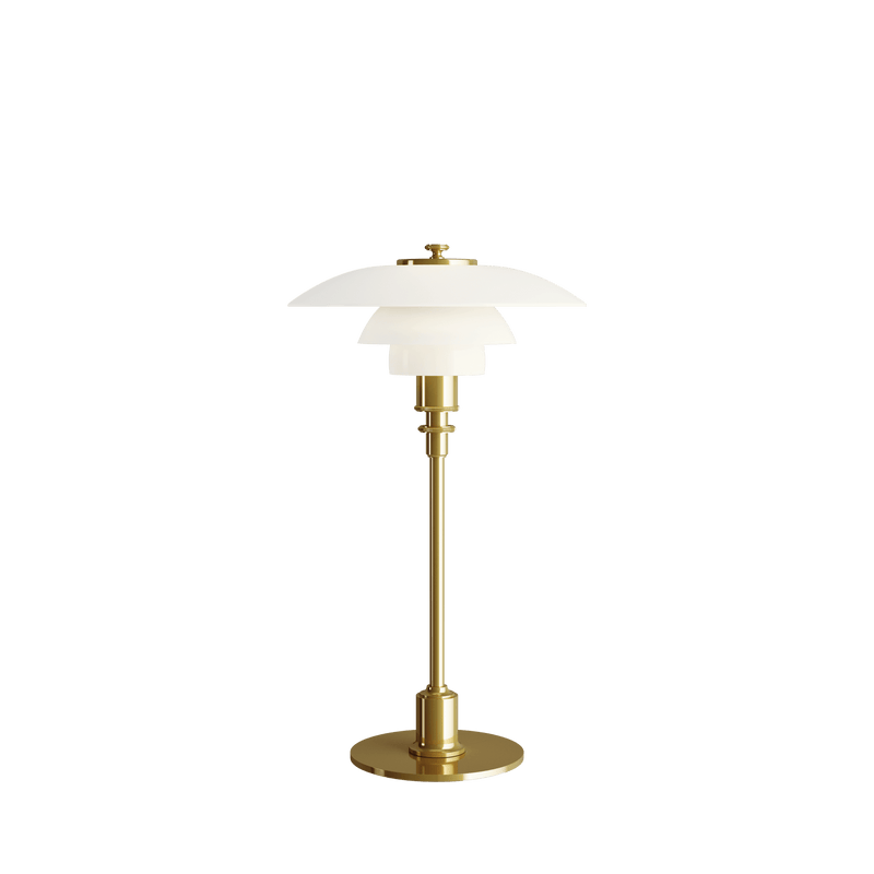PH 2/1 Table Lamp - Louis Poulsen - Table + Task - Brass - HORNE