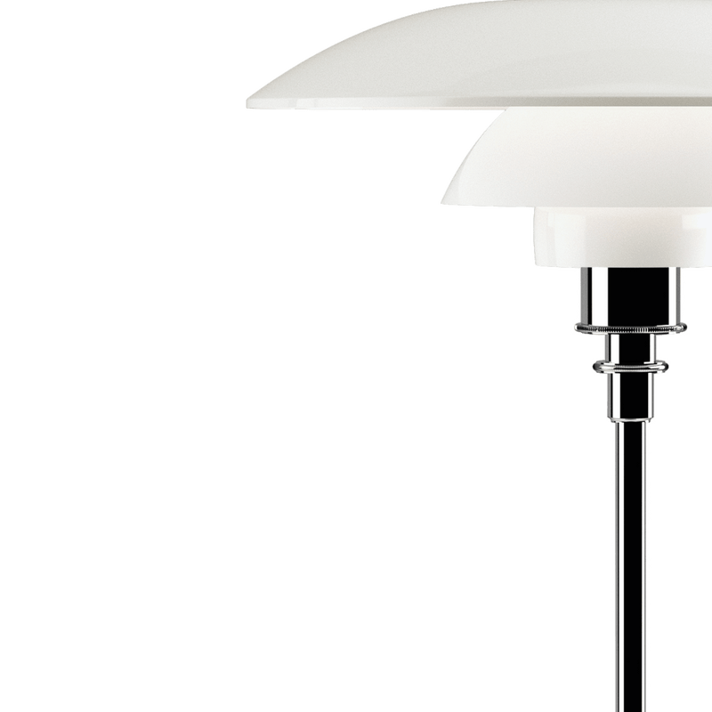 PH 3.5 - 2.5 Glass Table Lamp - Louis Poulsen - Table + Task - Brass - HORNE