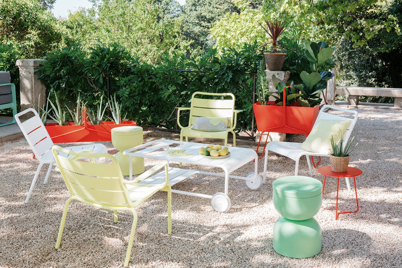 Piapolo Stool - Fermob - Outdoor Furniture - Acapulco Blue - HORNE