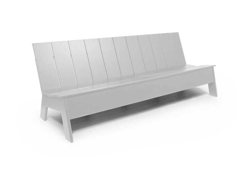Picket 7' Bench - Low Back - Loll Designs - Outdoor Furniture - Black - HORNE