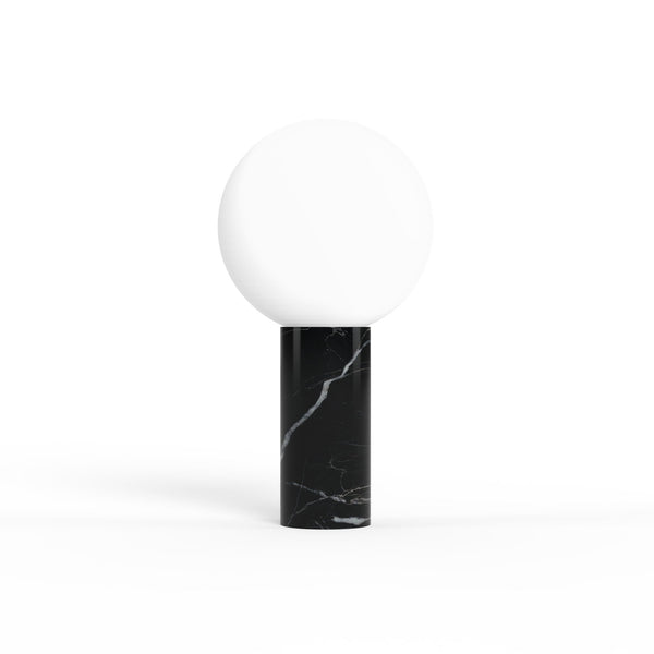 Pilar Table Lamp - Pablo Designs - Table + Task - Marquina Black - HORNE