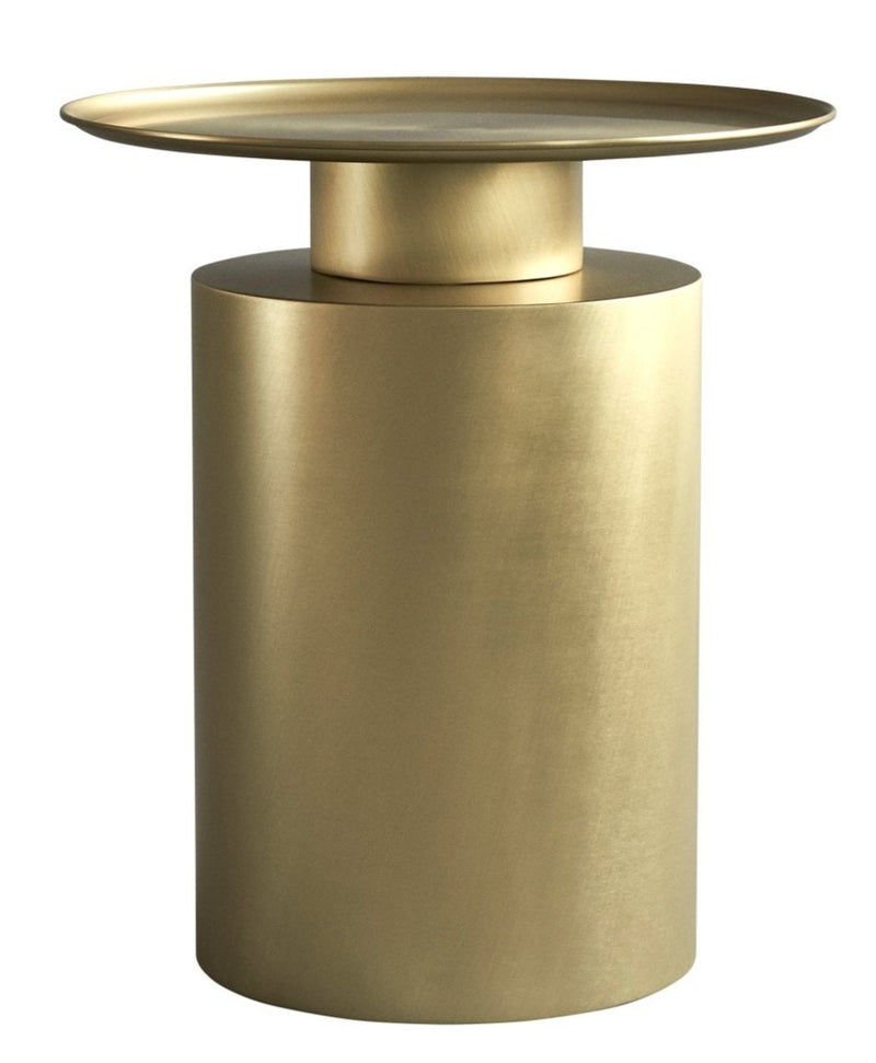 Pillar Coffee Table - 101Copenhagen - Tables - Low Table - Brass - HORNE