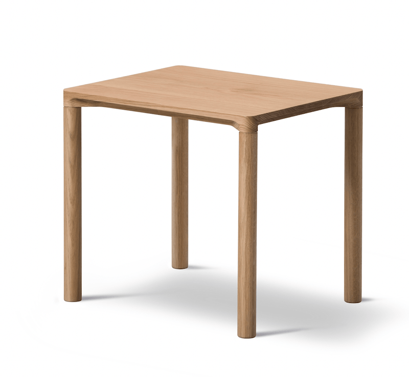 Piloti Side Table - Model 6700 - Fredericia - Tables - Short - Soaped Oak - HORNE