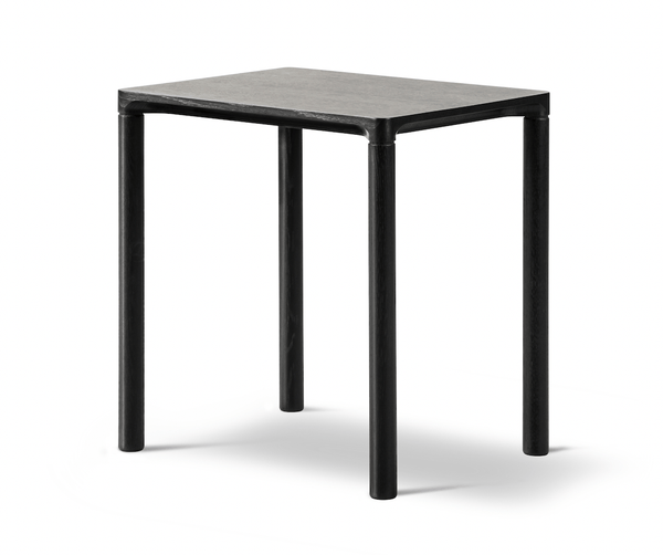 Piloti Side Table - Model 6700 - Fredericia - Tables - Short - Black Lacquered Oak - HORNE