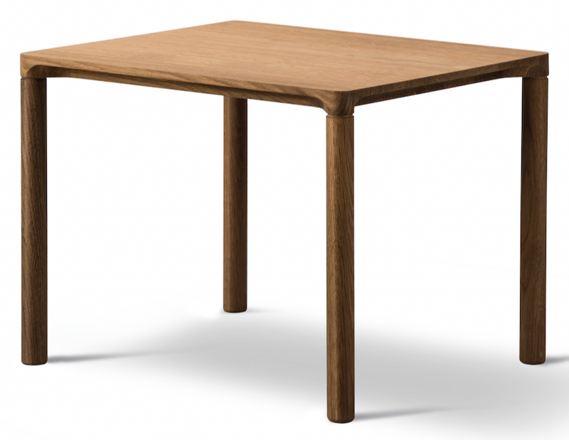 Piloti Side Table - Model 6705 - Fredericia - Tables - Short - Soaped Oak - HORNE