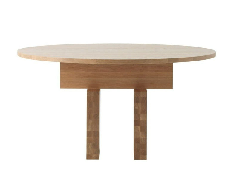Plane Dining Table - Round - Resident - Tables - Small - Natural - HORNE