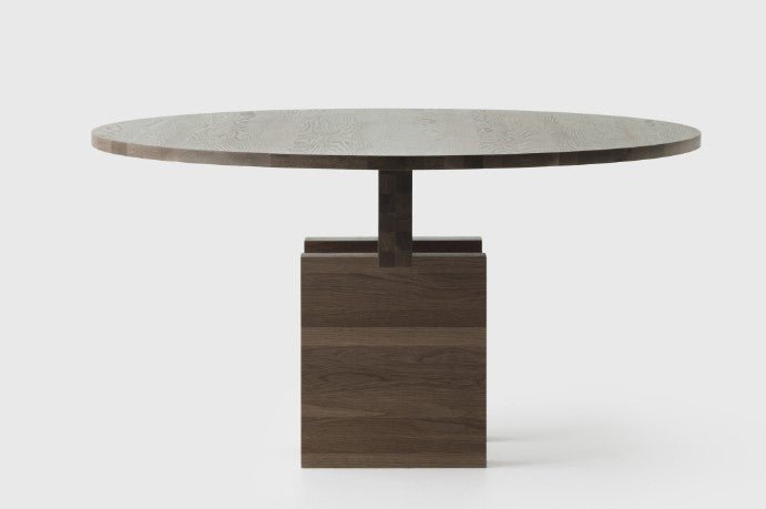 Plane Dining Table - Round - Resident - Tables - Small - Natural - HORNE