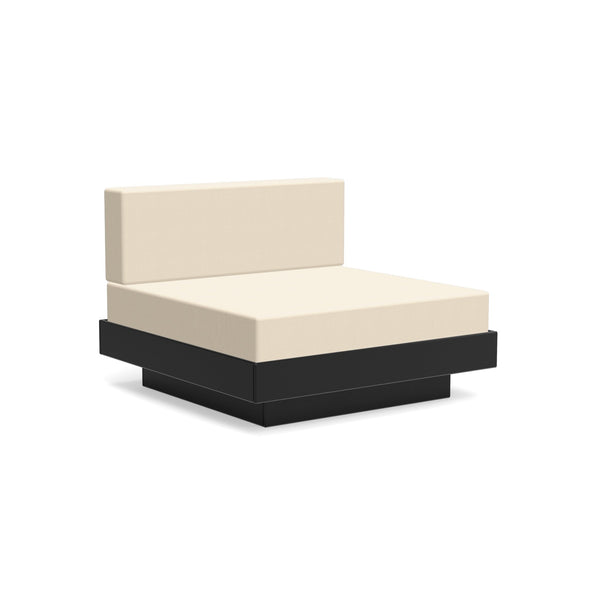 Platform One Lounge - Loll Designs - Outdoor Furniture - Black - Flax - HORNE
