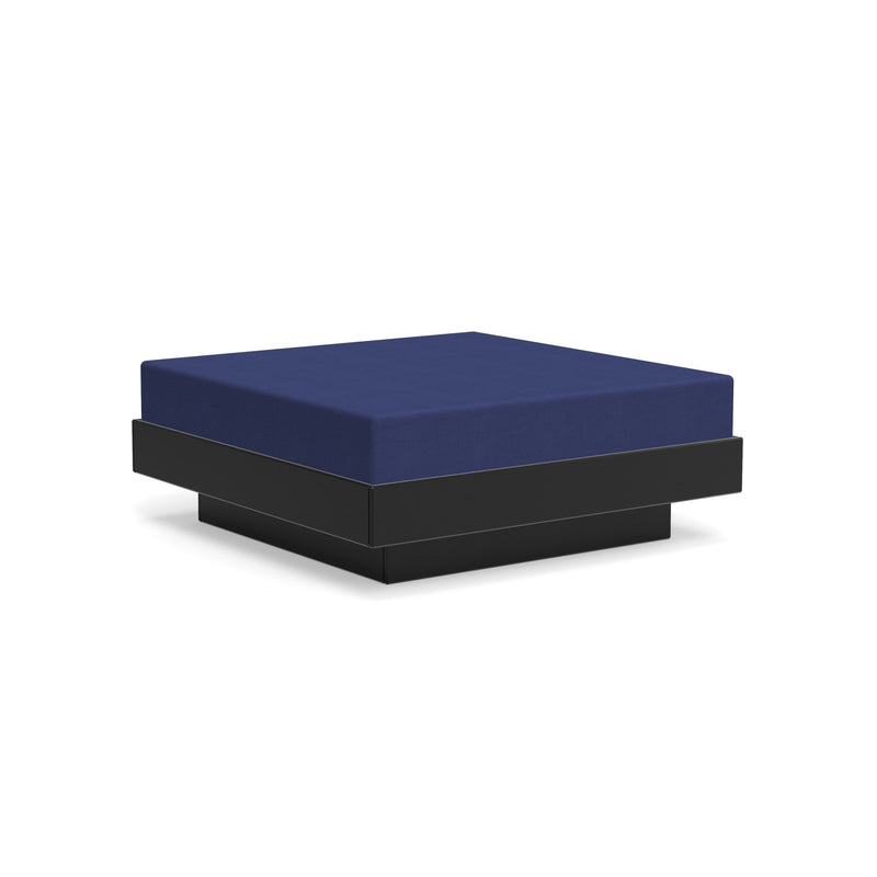 Platform One Ottoman - Loll Designs - Stools + Benches + Ottomans - Black - Charcoal - HORNE