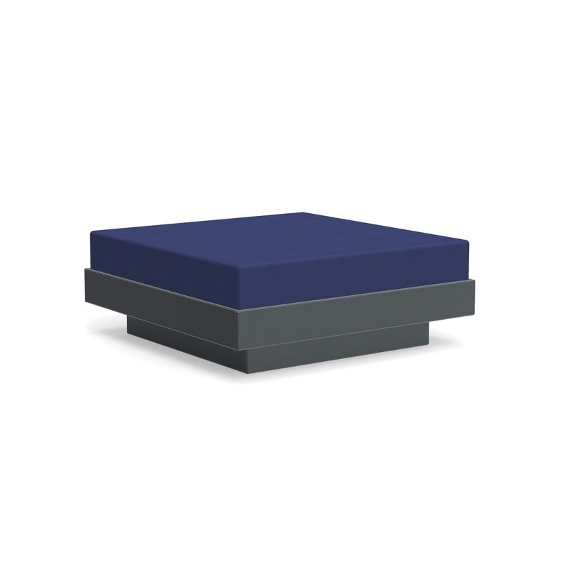 Platform One Ottoman - Loll Designs - Stools + Benches + Ottomans - Black - Charcoal - HORNE