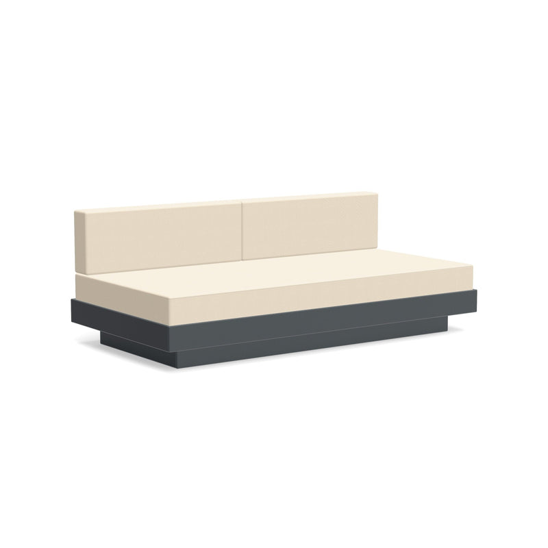 Platform One Sectional Sofa - Loll Designs - Outdoor Furniture - Black - Charcoal - HORNE