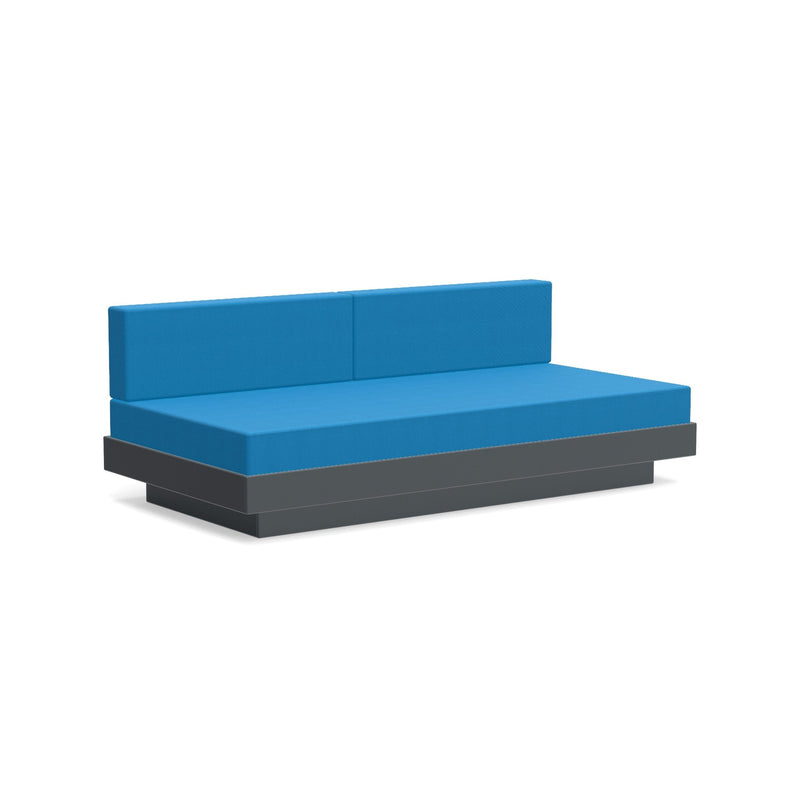 Platform One Sectional Sofa - Loll Designs - Outdoor Furniture - Black - Charcoal - HORNE