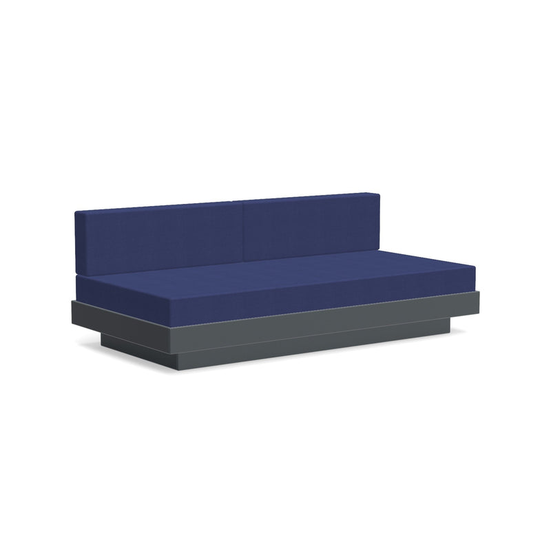 Platform One Sectional Sofa - Loll Designs - Outdoor Furniture - Black - Charcoal - HORNE